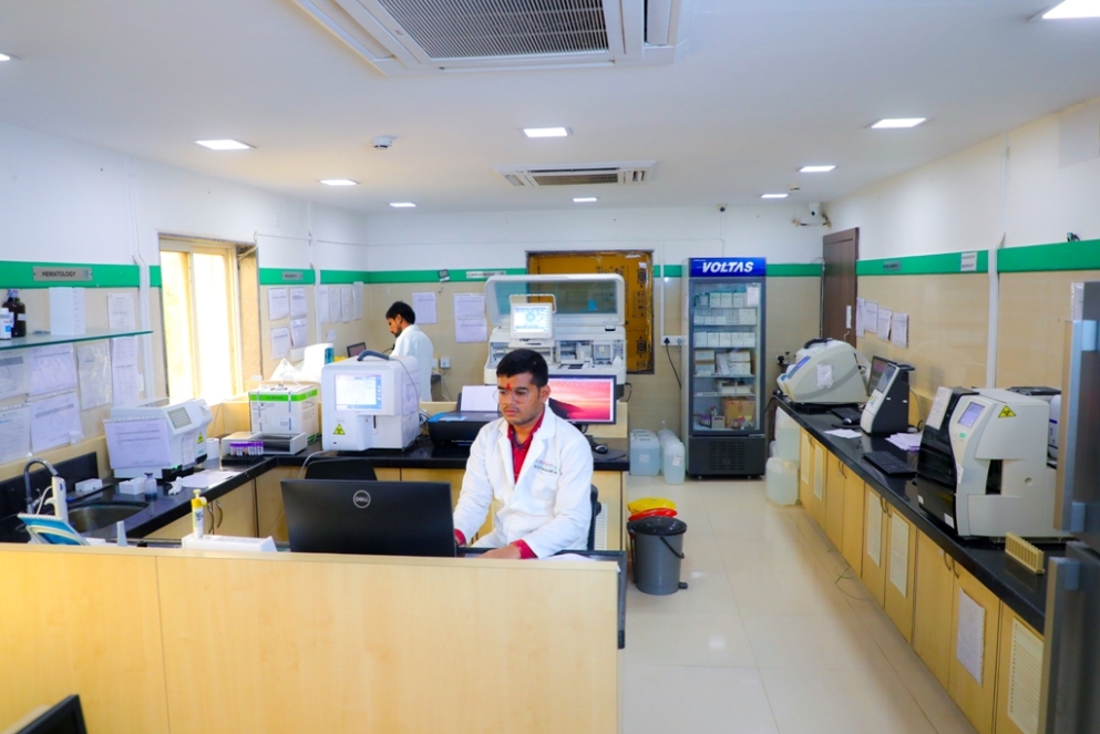 Centralized Suburban Lab Vindhya Hospital Rewa